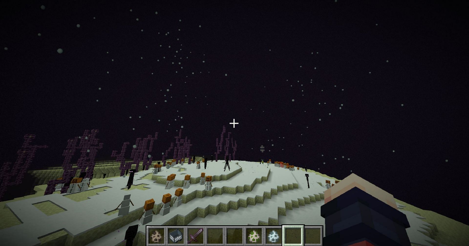 A strange projectile bug for snow golems has been fixed in Snapshot 24w35a (Image via Mojang Feedback)