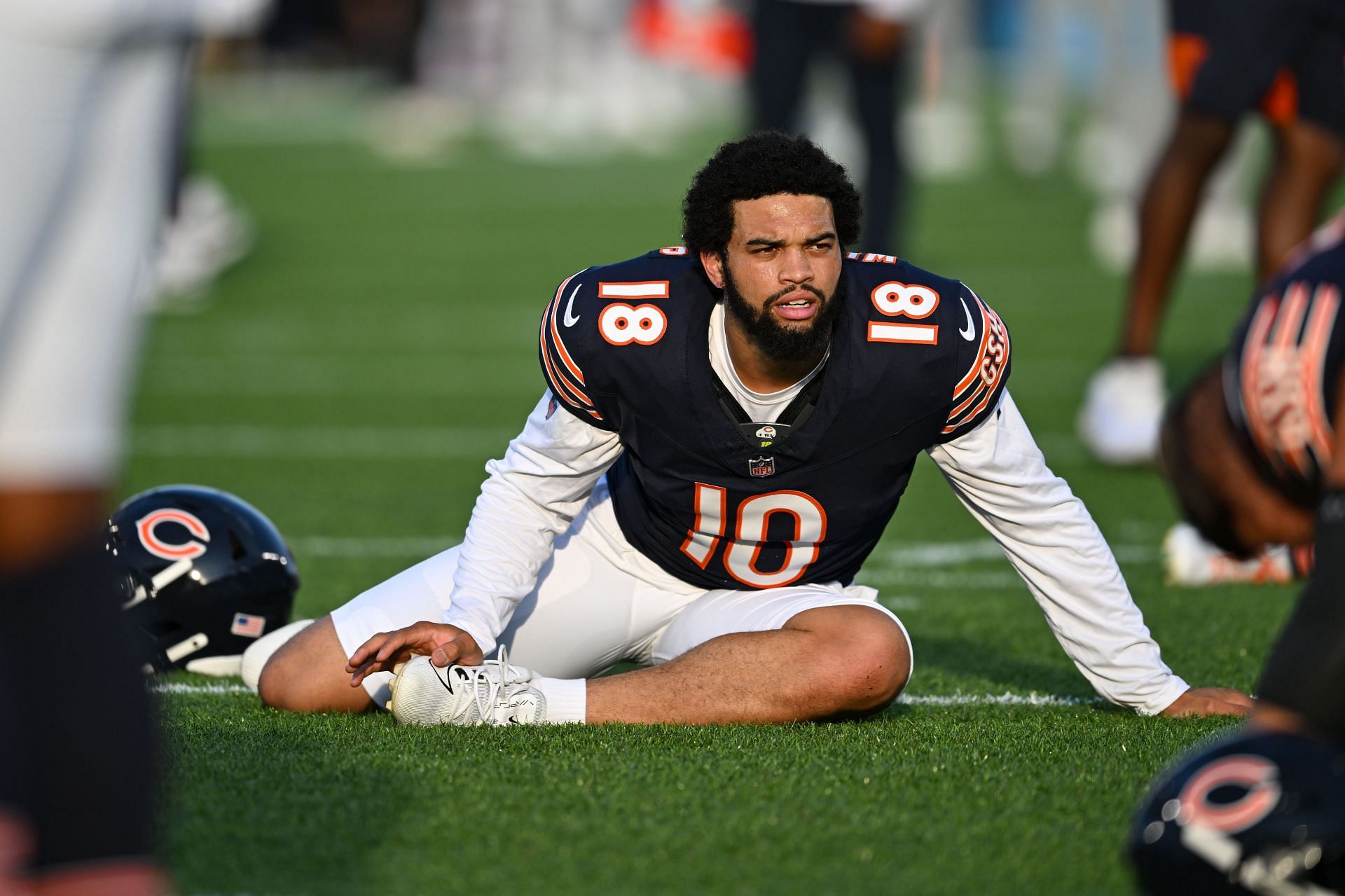 Caleb Williams at Hall of Fame Game - Bears vs Texans - Source: Getty