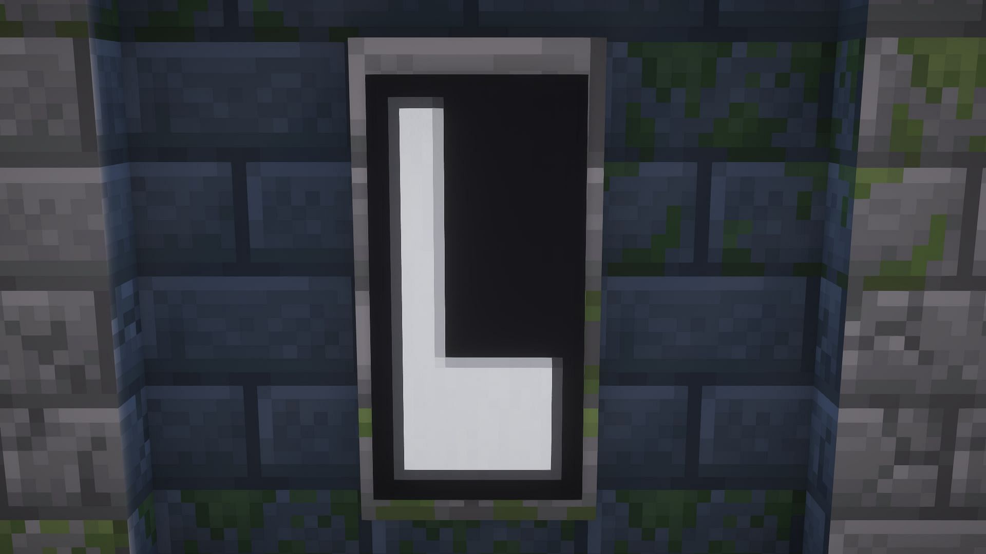 A very simple &quot;L&quot; banner (Image via Mojang)