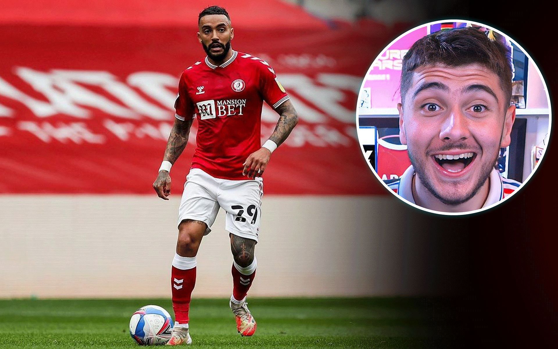 Danny Aarons (inset) react to fighting Danny Simpson (left). [Images courtesy: @dannysimpson and @dannyaarons on Instagram]