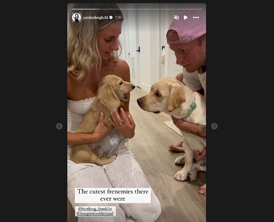 Patrik Laine and girlfriend Jordan Leigh enjoy final offseason dinner ...