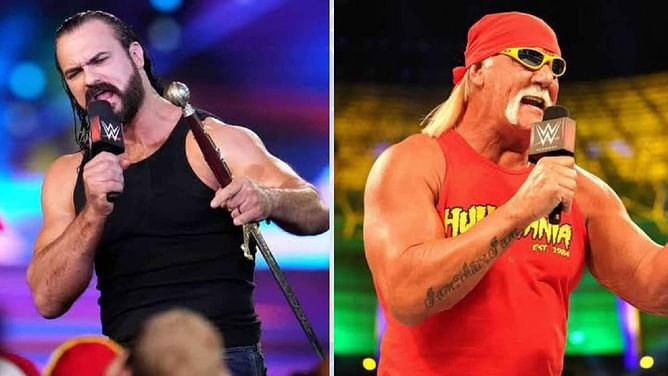 Drew McIntyre reacts to legendary name walking out to Hulk Hogan's music