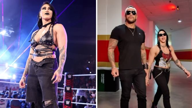 Rhea Ripley reacts after former WWE World Heavyweight Champion teases new faction with her and Damian Priest