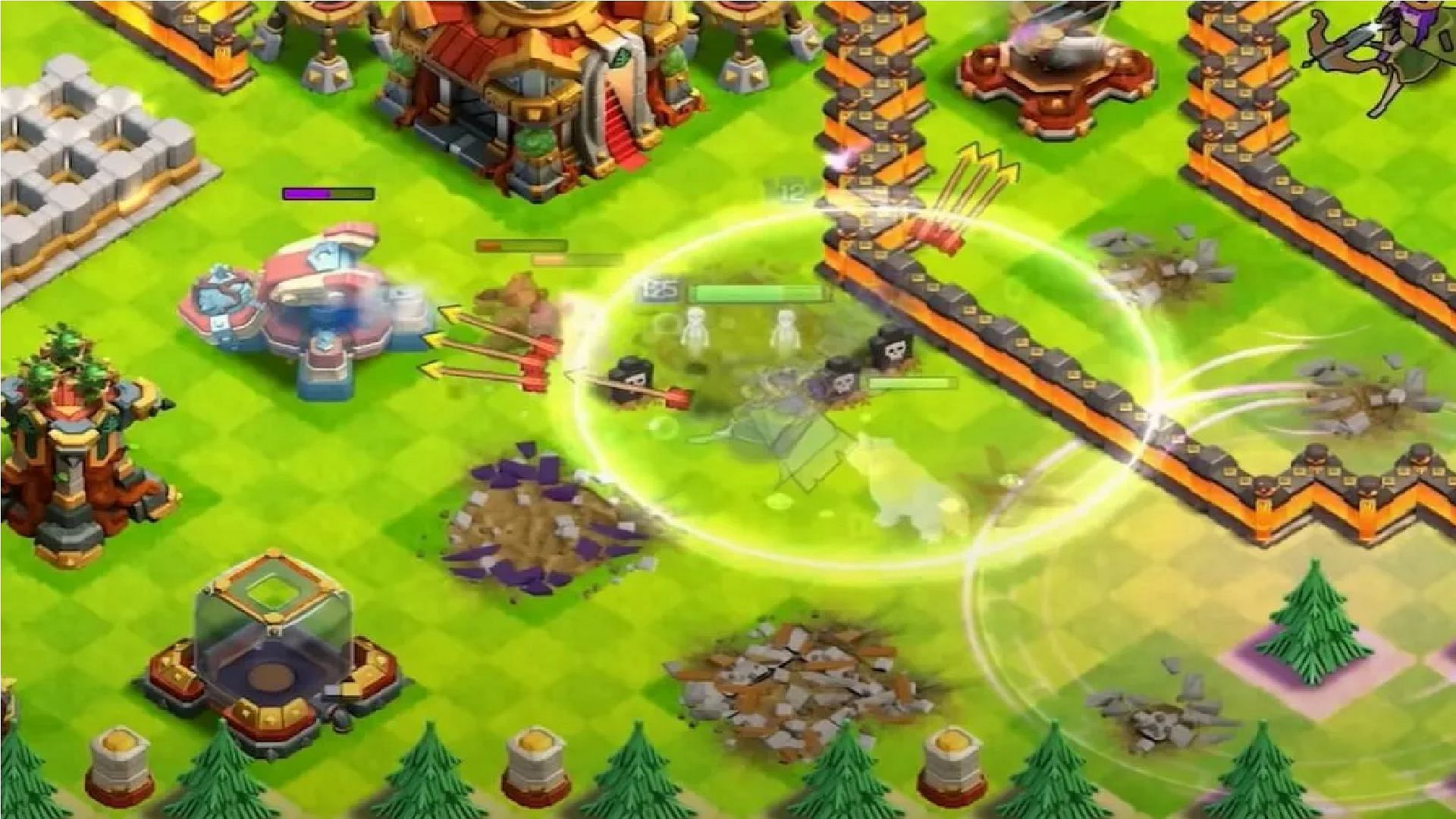 Use Invisibility Spell to ensure the Archer Queen&#039;s services for as long as possible (Image via Supercell)