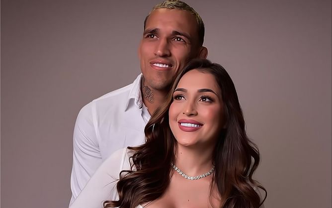 In Photos: Charles Oliveira's partner, Vitoria Brum, shares adorable pregnancy photoshoot pictures, 'do Bronx' gives two-word reaction