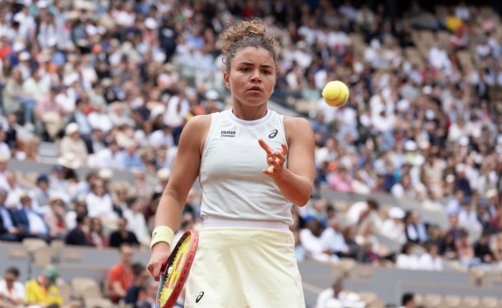 Jasmine Paolini has played in two Grand Slam finals this year.