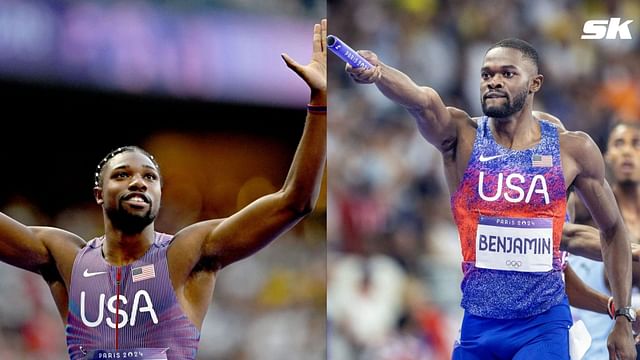 Noah Lyles and Rai Benjamin