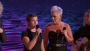 “Whatever you don’t sing, I will” — P!nk shares video of boosting up daughter Willow before DNC performance