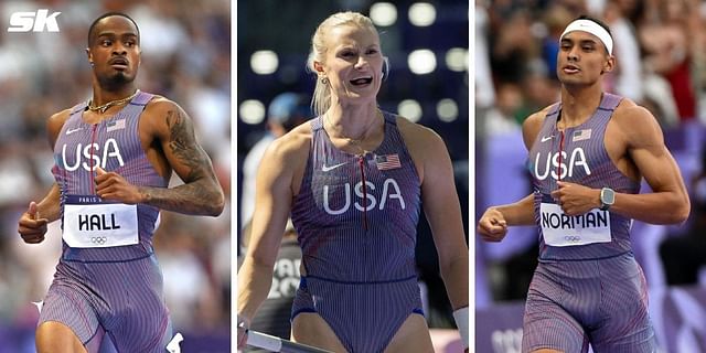 Quincy Hall, Katie Moon, and Michael Norman are a few athletes to watch out for on Aug 7 at Paris Olympics 2024. PHOTO: All from Getty Images