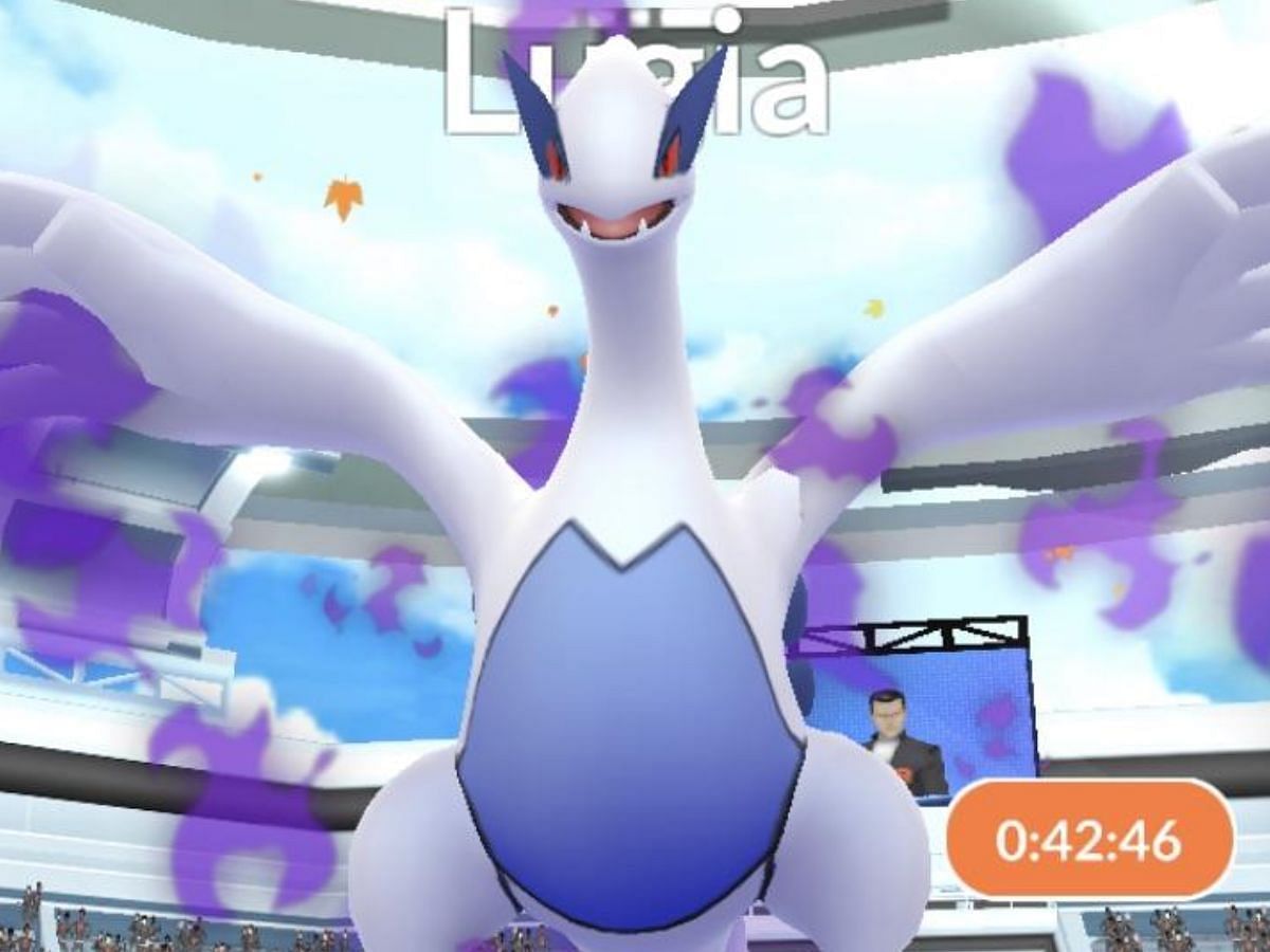 Pokemon GO Shadow Lugia raid