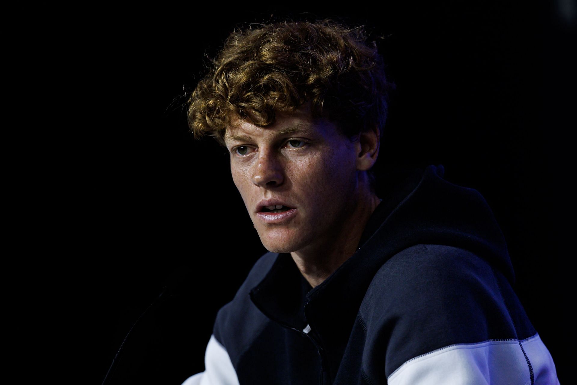 The Italian at a press conference (Image Source: Getty)