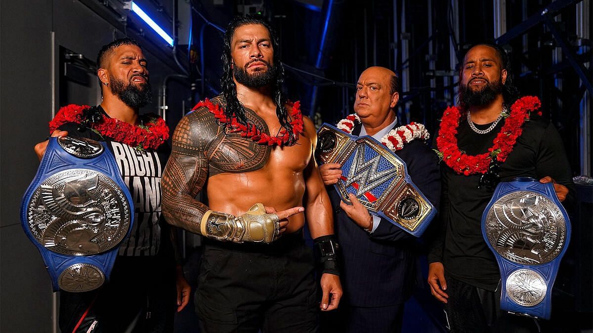 The Bloodline led by Roman Reigns (Photo Courtesy: WWE.com)