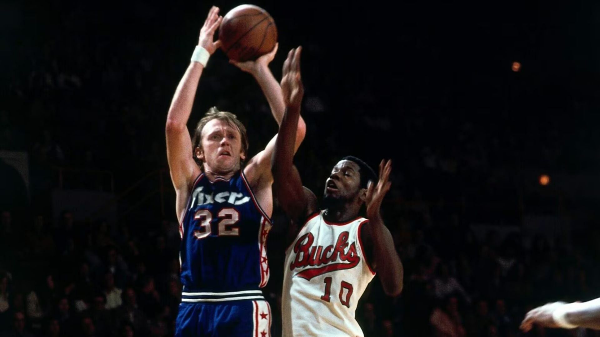 Billy Cunningham for the 76ers (Image via NBA)