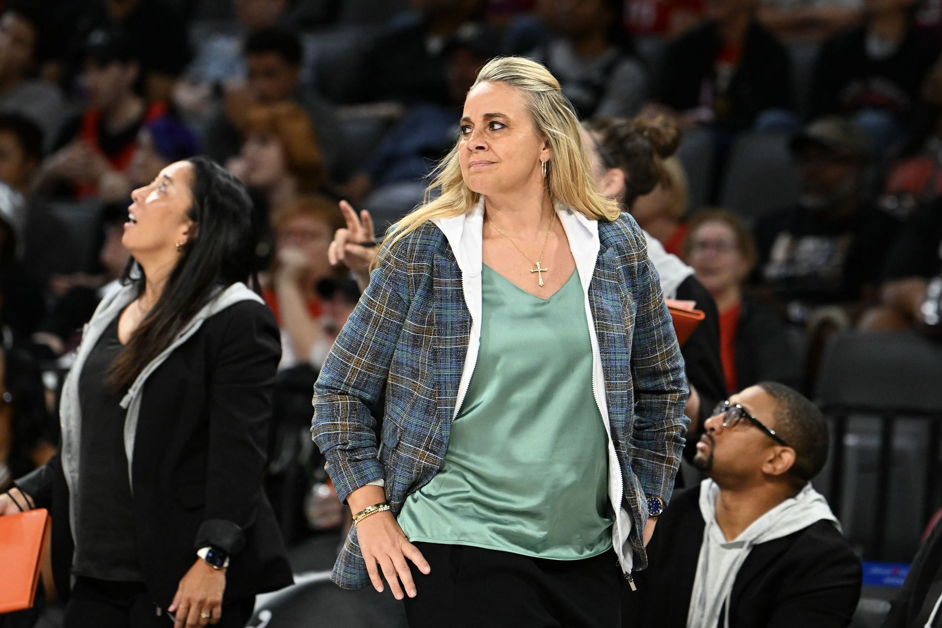 Las Vegas Aces coach Becky Hammon - Source: Getty