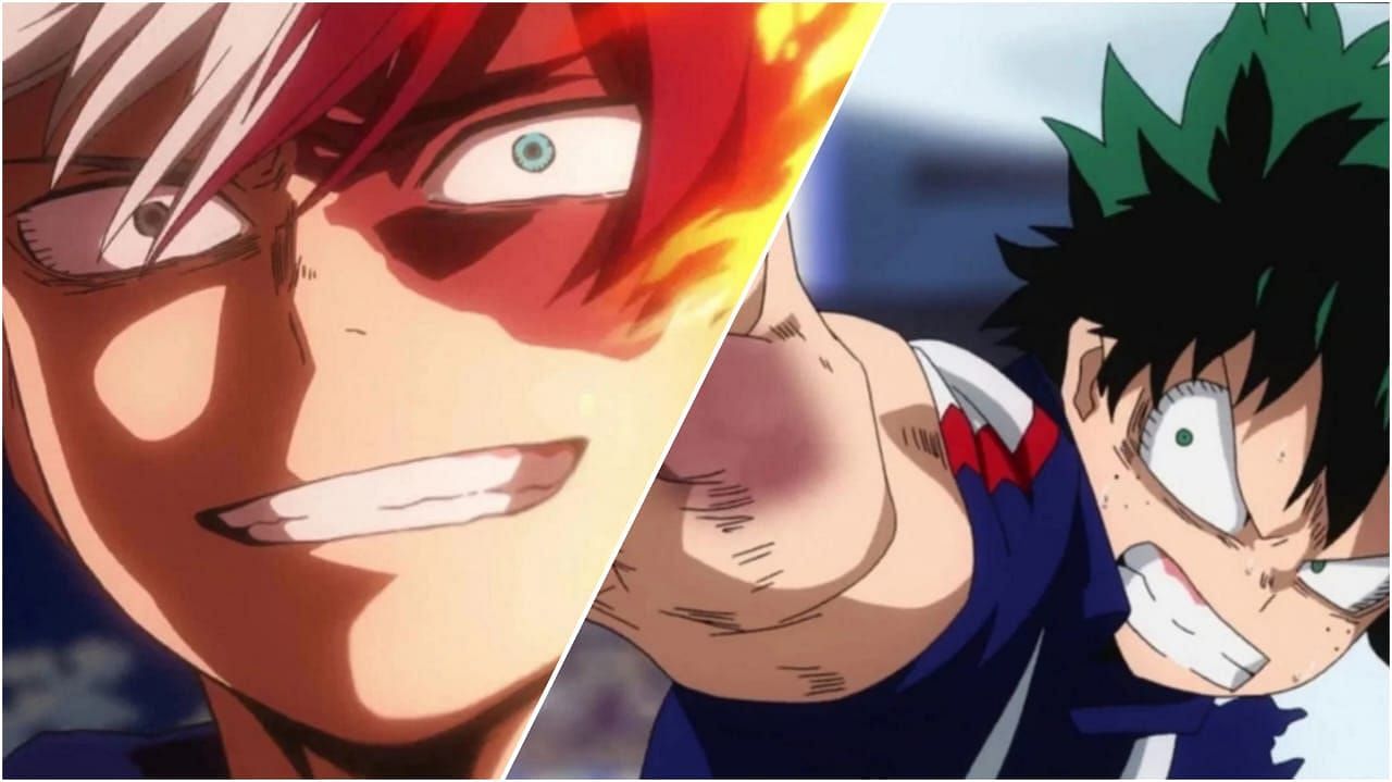 Shoto and Deku underwent some of the most grueling training regimens (Image via Bones)