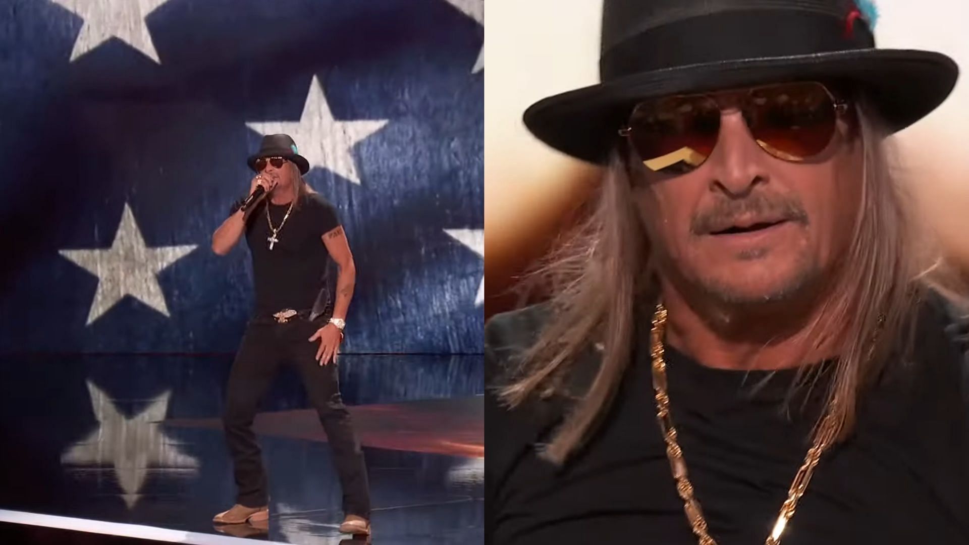 Kid Rock performed at the RNC (Image via YouTube/Republican National Convention)