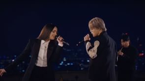 "Beautiful collaboration" — Fans react as BTS Jimin drops live performance video of 'SLOW DANCE' feat. Sofia Carson and 'Rebirth: Intro'