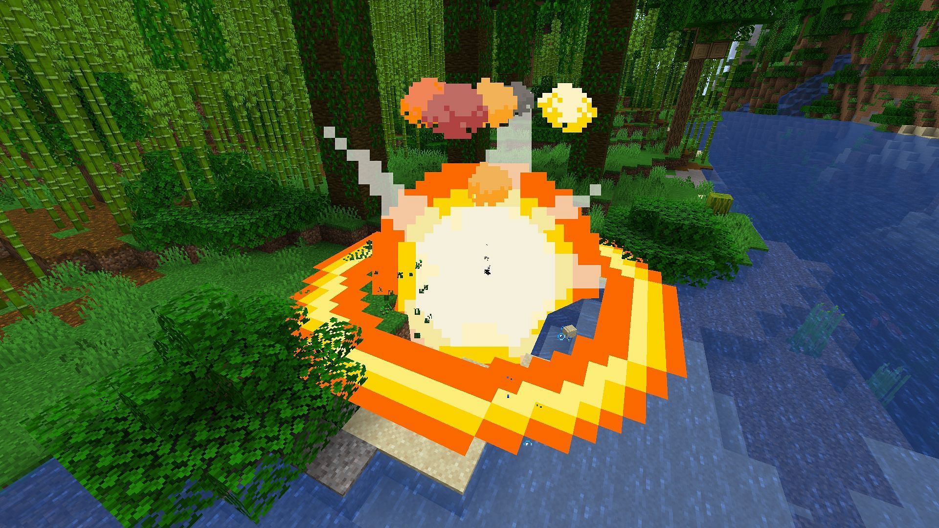 The Explosive Enhancement Minecraft mod makes using TNT even more enjoyable (Image via Mojang)