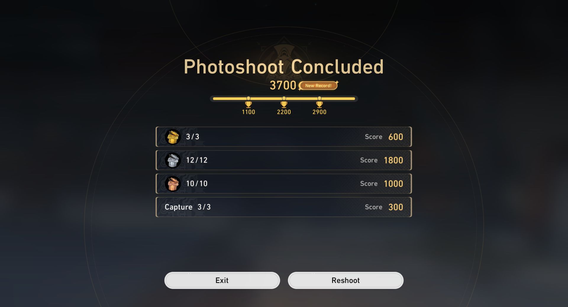 Maximum score you can obtain from Day 2 of Operation Memoria Snapshot (Image via HoYoverse)