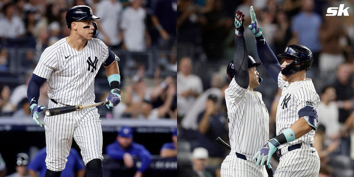 MLB fans react as Blue Jays intentionally walk Aaron Judge after Yankee captain blasts two-run homer (Image Courtesy: GETTY)