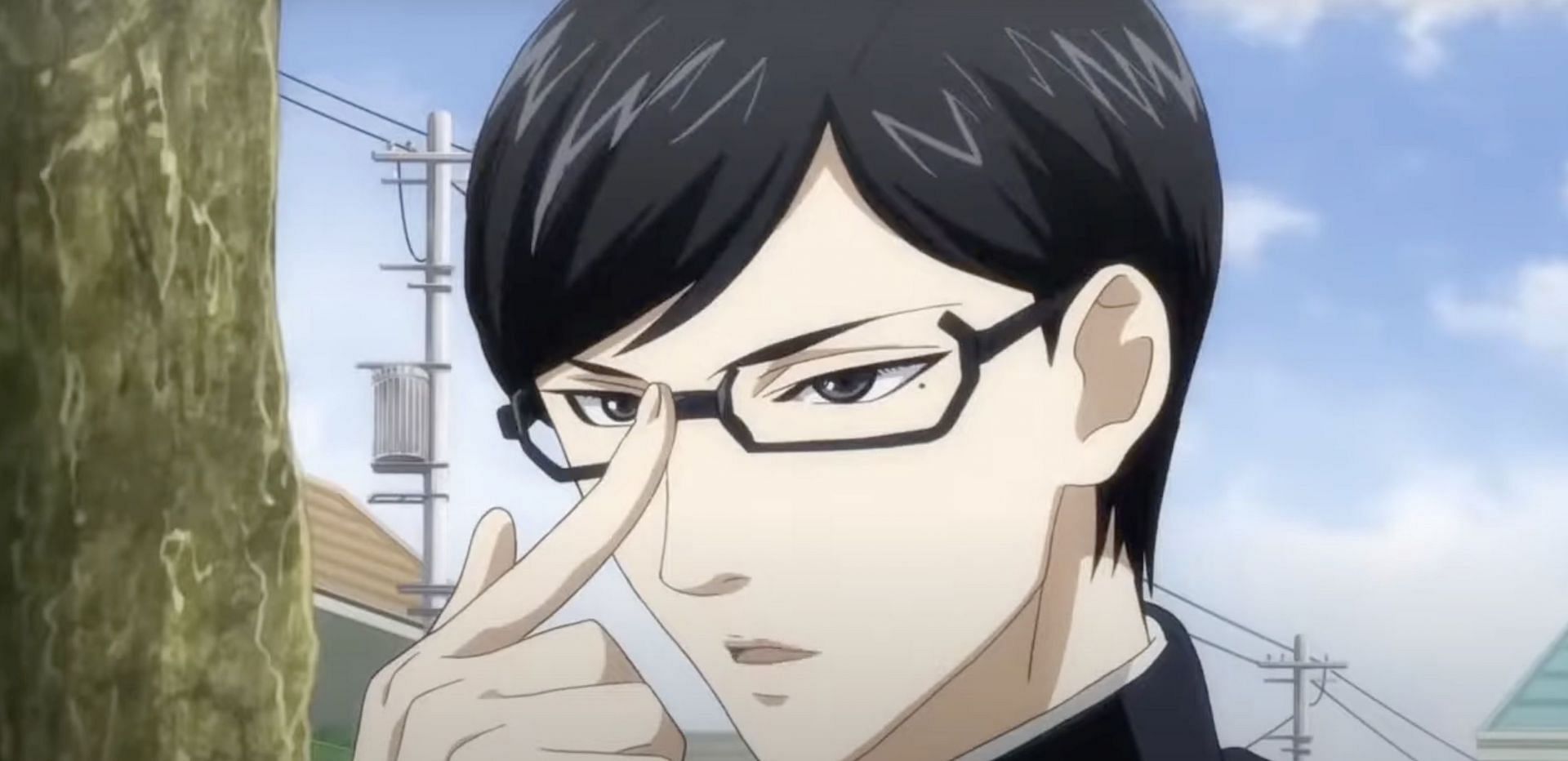 Sakamoto as seen in anime (Image via Studio Deen)