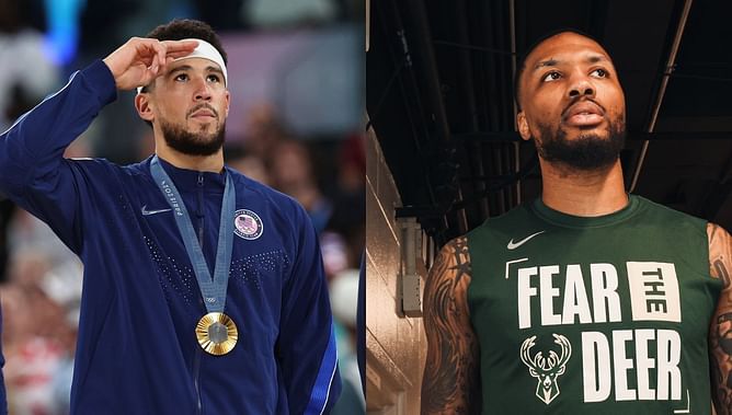 "A special type of person": Damian Lillard applauds Devin Booker's selfless play with Team USA in Paris Olympics