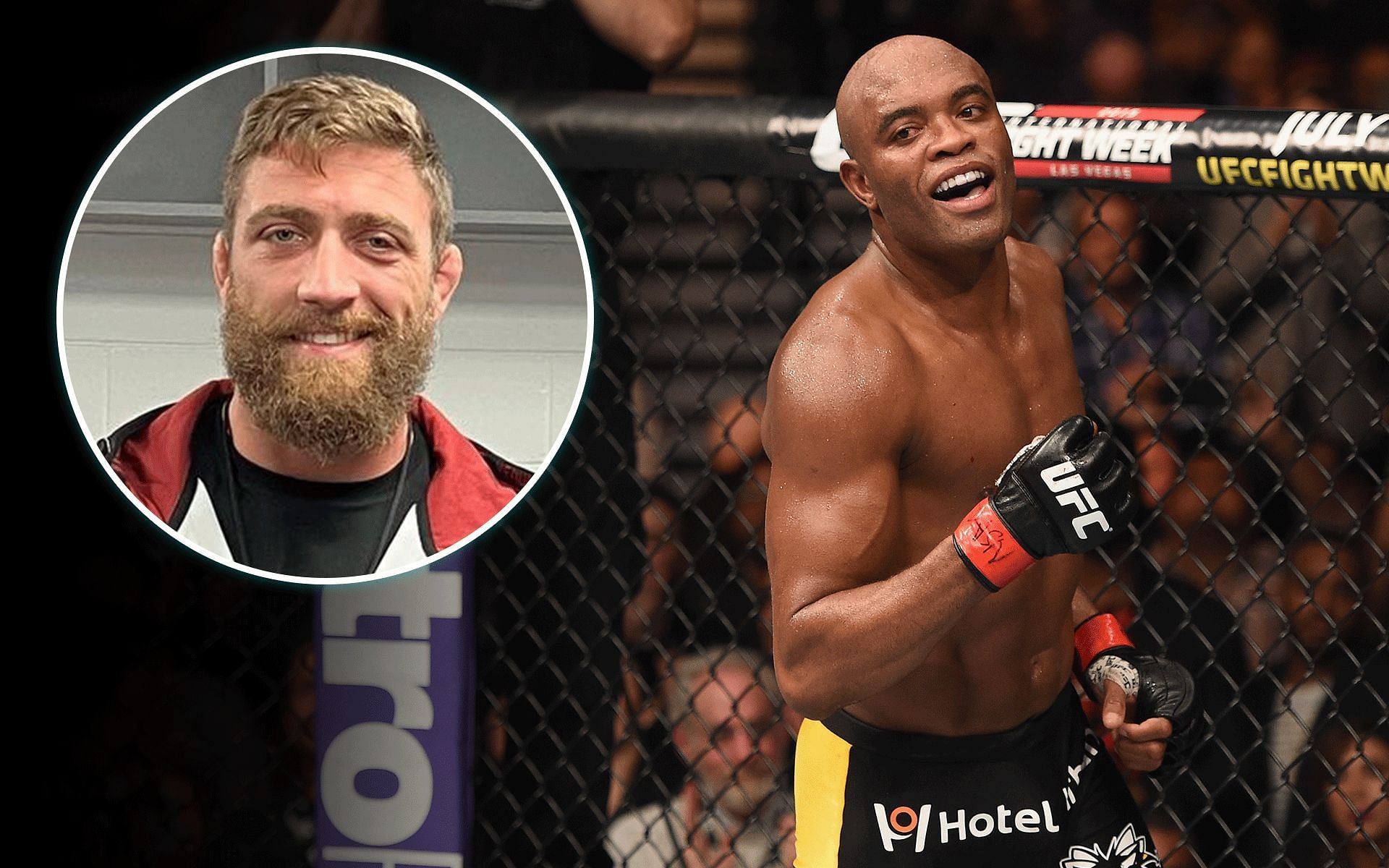 Gerald Meerschaert (inset) shares his thoughts on breaking Anderson Silva