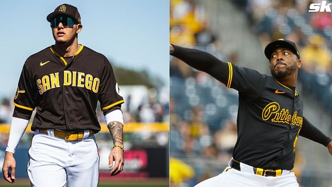 WATCH: Manny Machado left speechless by Aroldis Chapman's 104.7 mph fastball