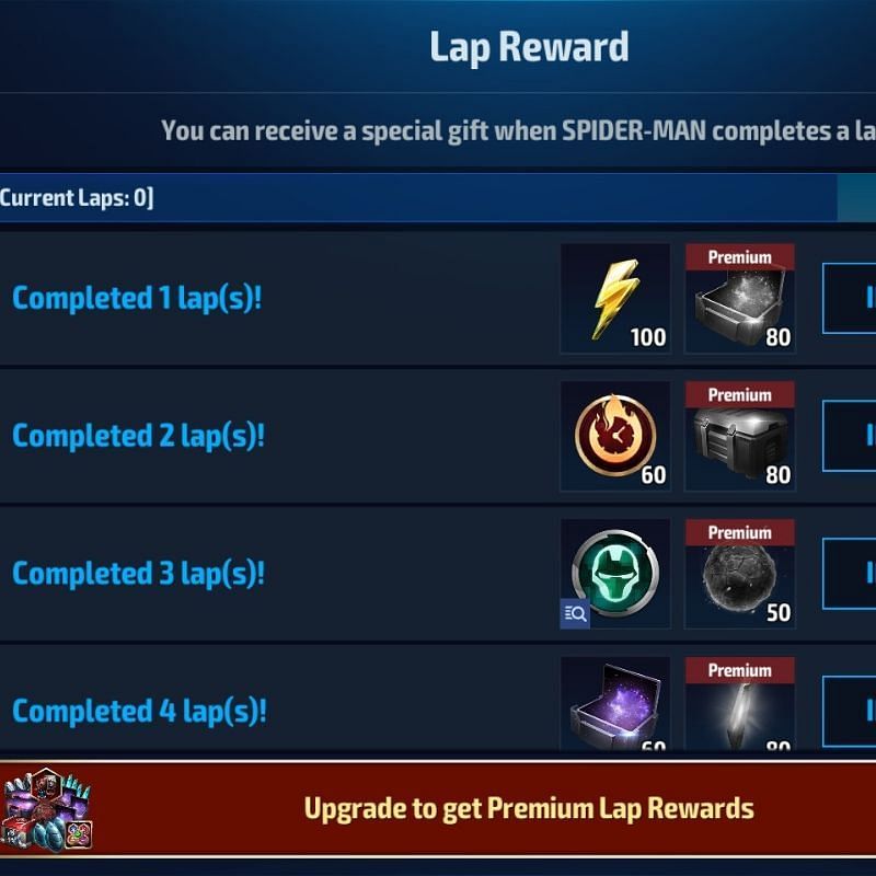 Hero Pursuit event rewards (Image via Netmarble Monster)