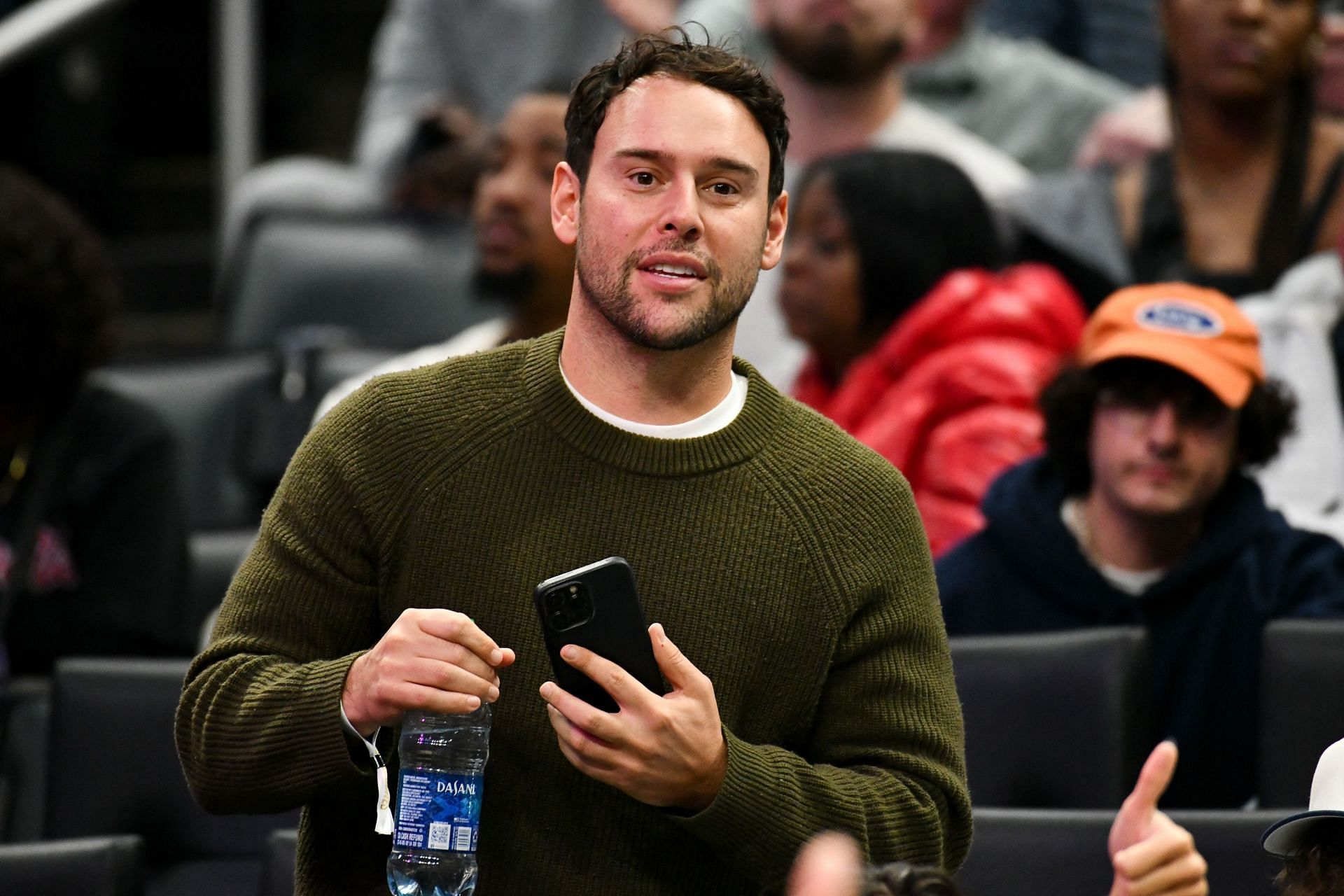 Celebrities At The Los Angeles Clippers Game - Source: Getty