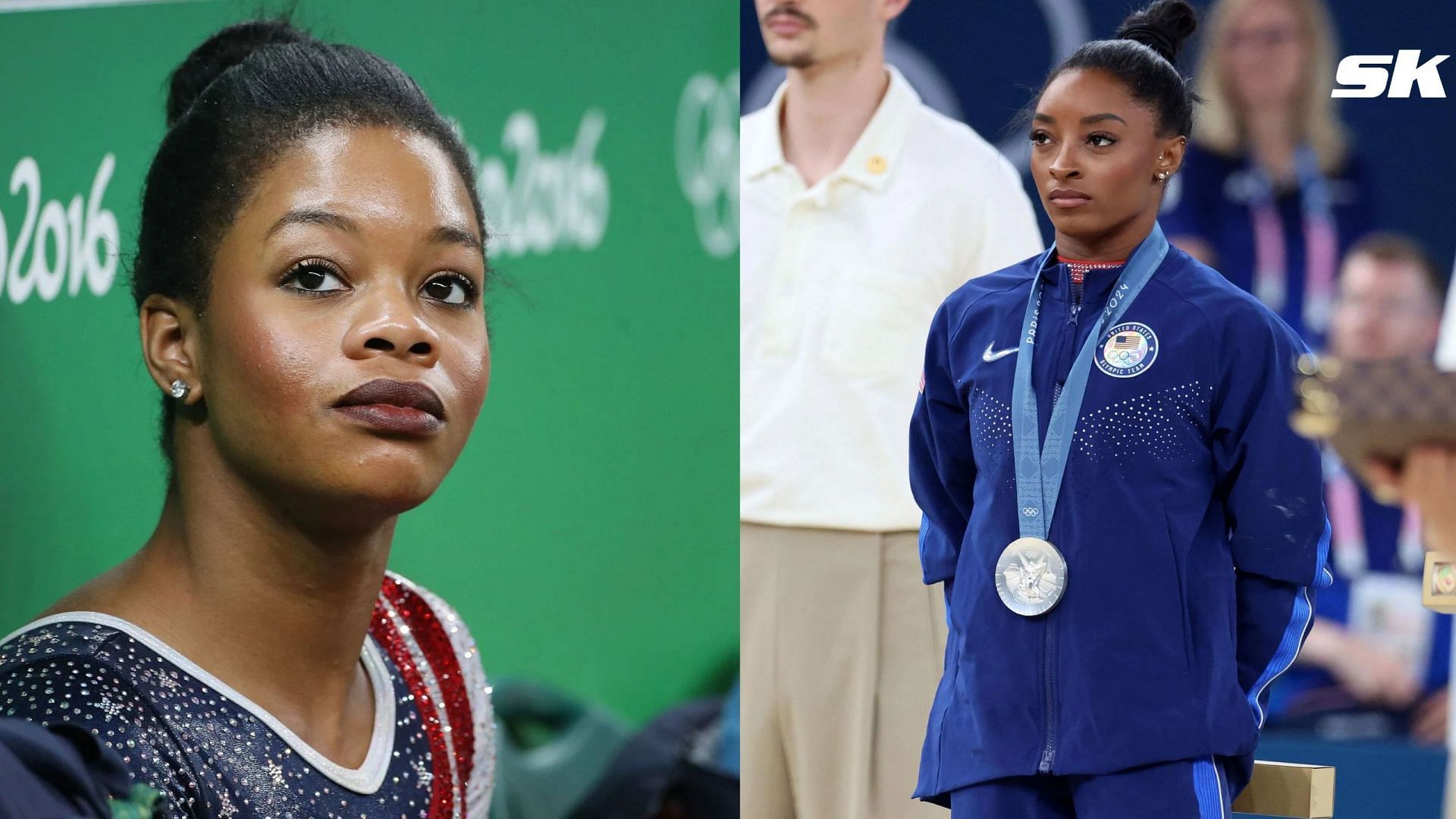 Gabby Douglas and Simone Biles