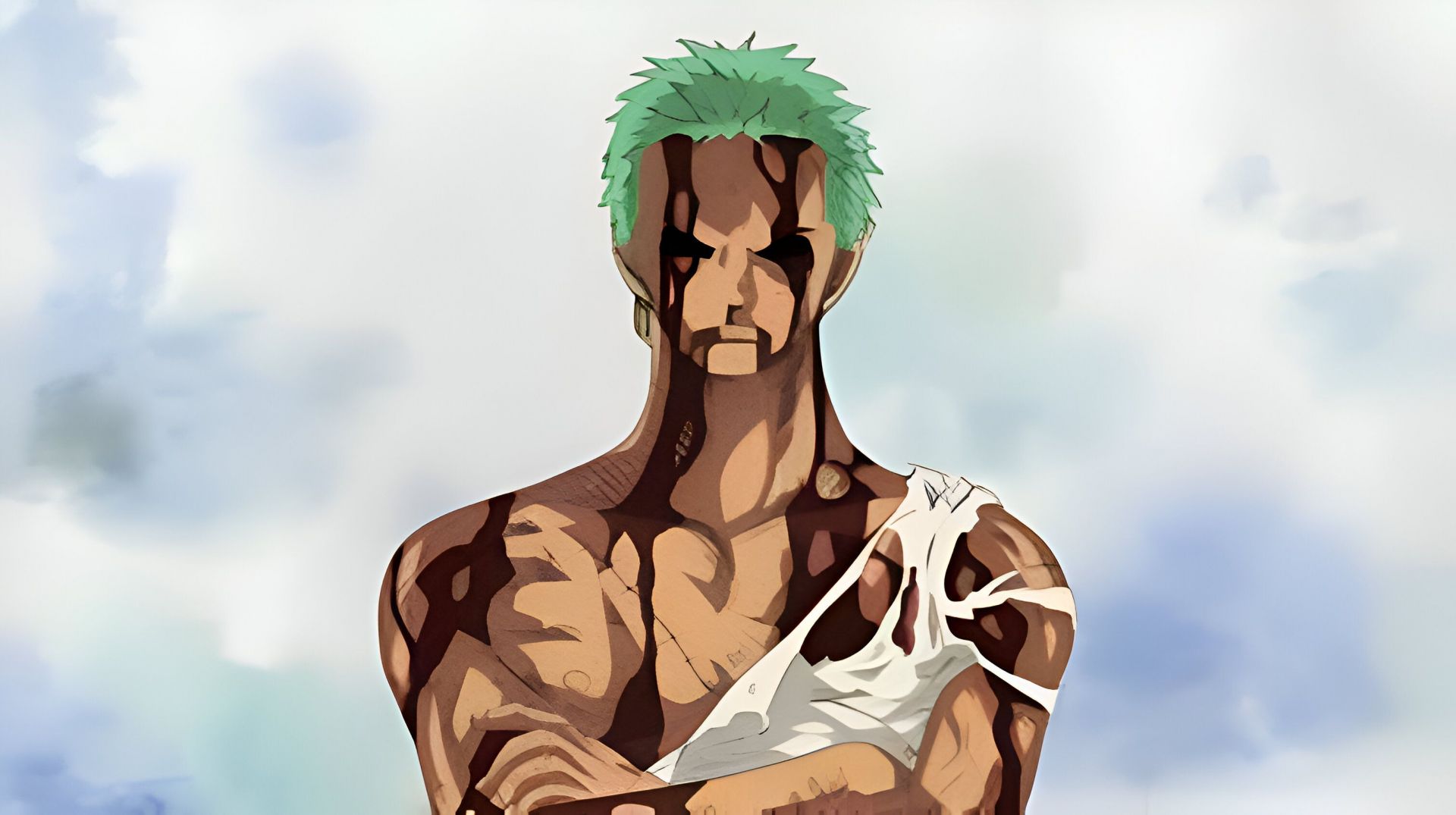 Roronoa Zoro as seen in the anime (Image via Toei Animation)