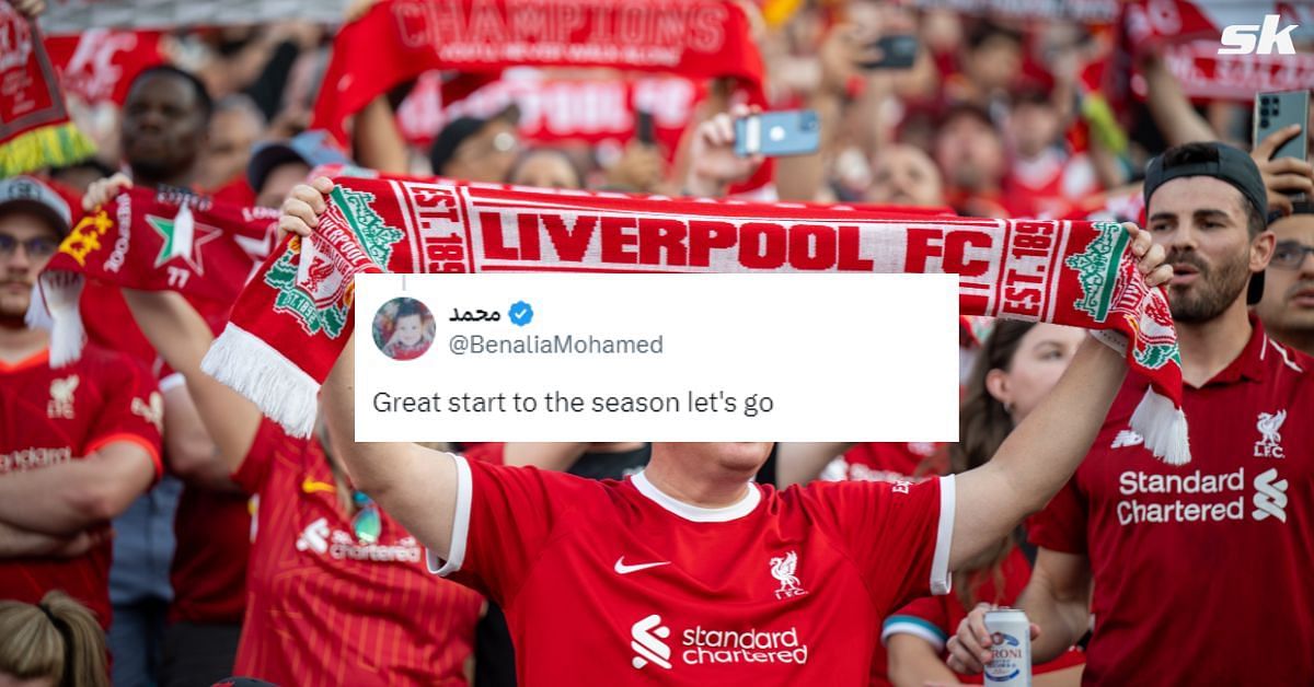 Liverpool fans reacted on social media 