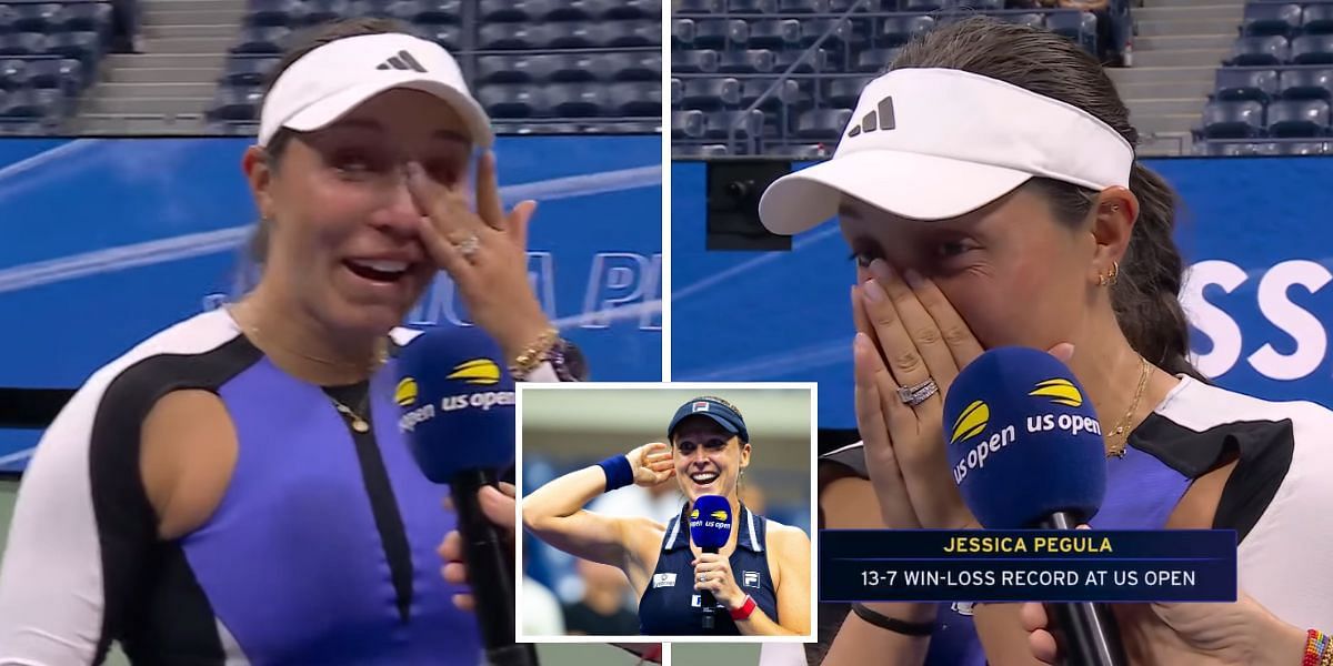 Jessica Pegula, overwhelmed with emotions, as Shelby Rogers