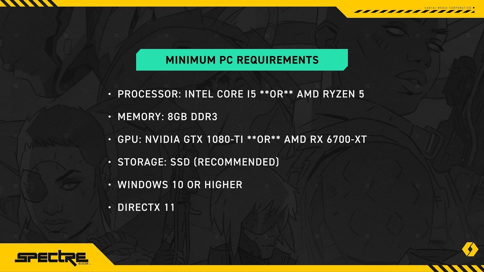 Minimum requirements (Image via Mountaintop Studios)