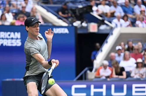 Jannik Sinner at the US Open 2024. (Image: Getty)