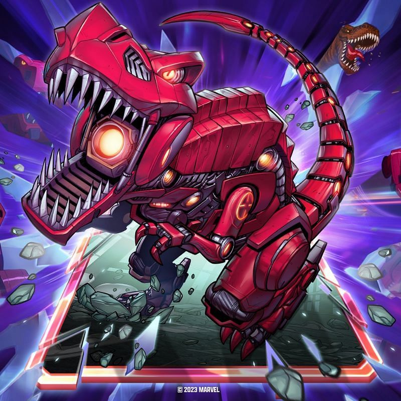 Mech Devil Dinosaur in Marvel Snap (Image via Second Dinner Studio)