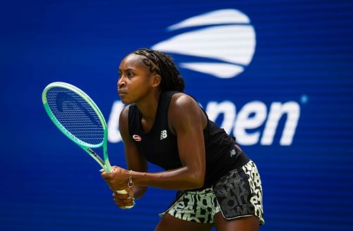 Coco Gauff is the women's singles defending champion in New York. (Getty)