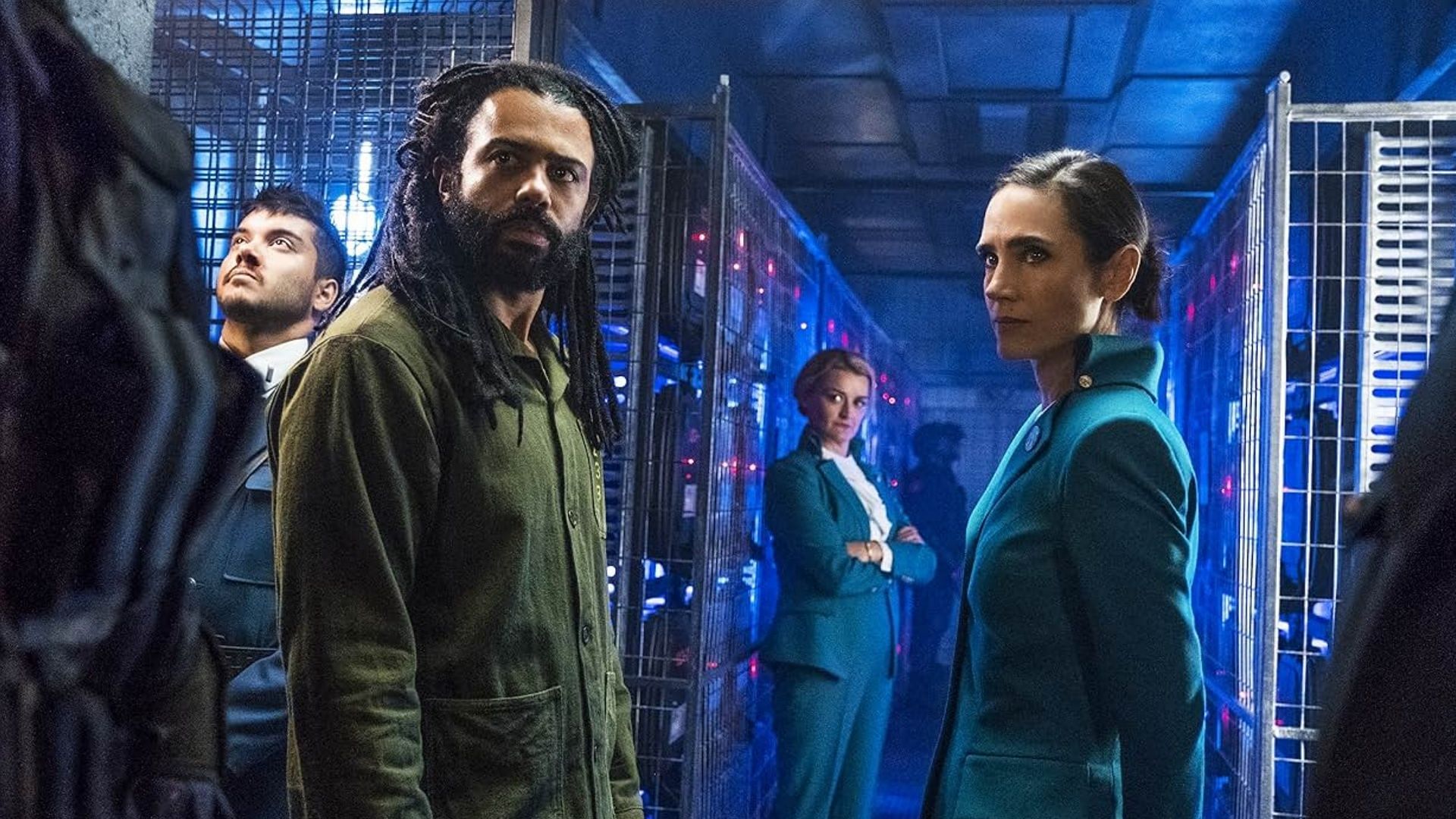 Snowpiercer season 4 stars Jennifer Connelly and Daveed Diggs. (Image via AMC)