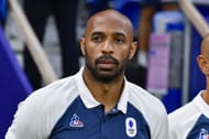 France coach Thierry Henry at the Olympics