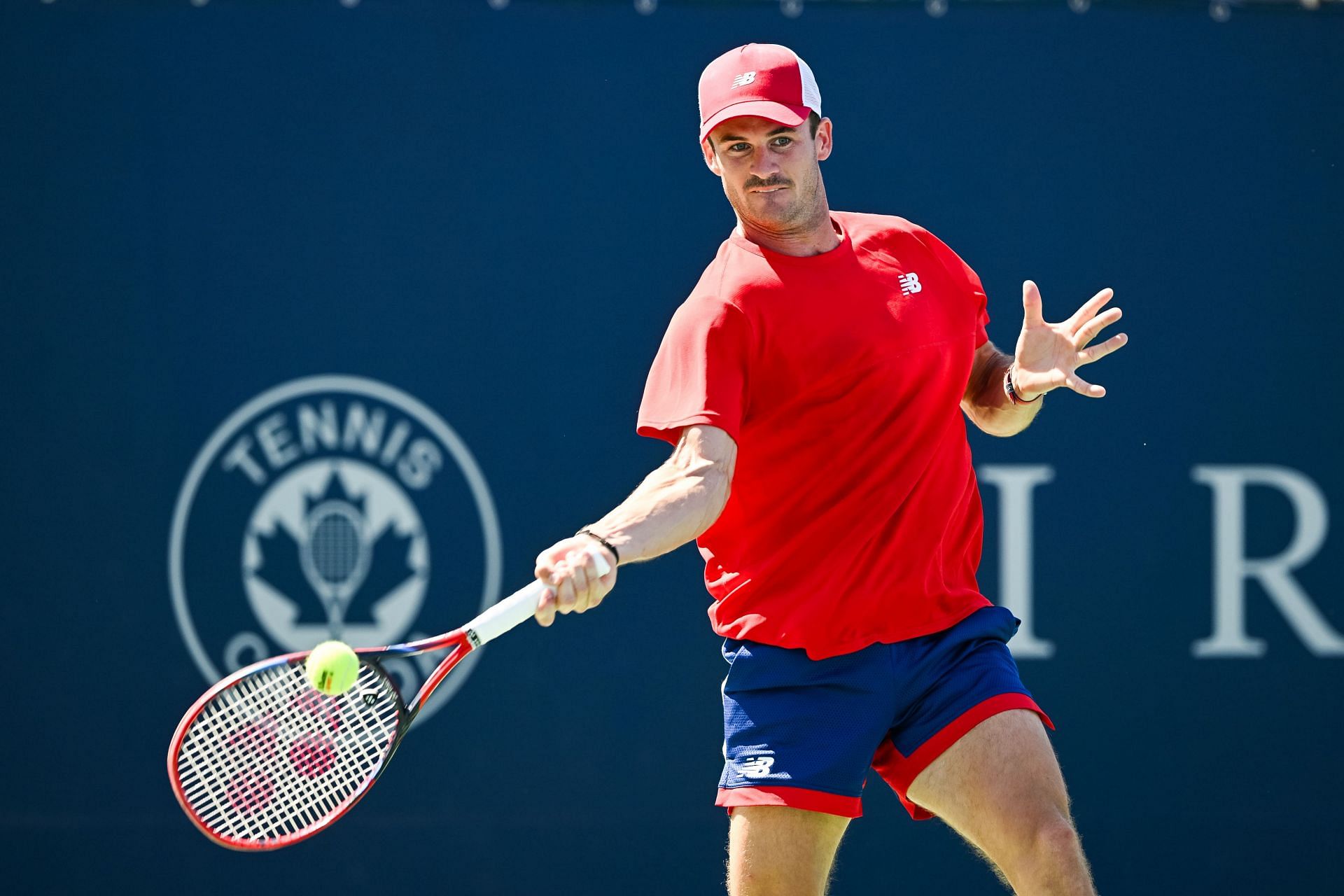 Tommy Paul in action at the National Bank Open (Picture: Getty)