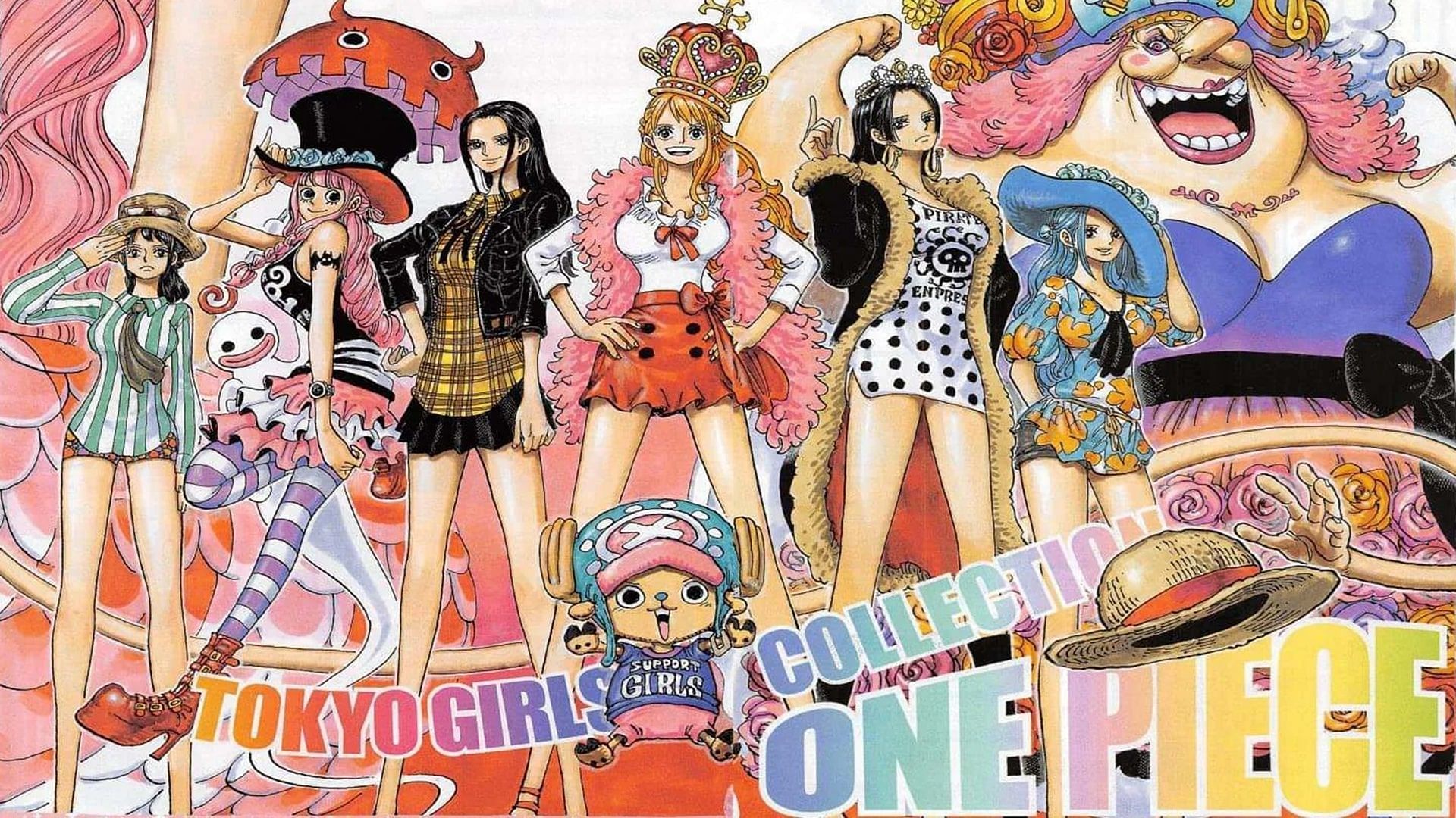 Some female characters from One Piece (Image via Shueisha)