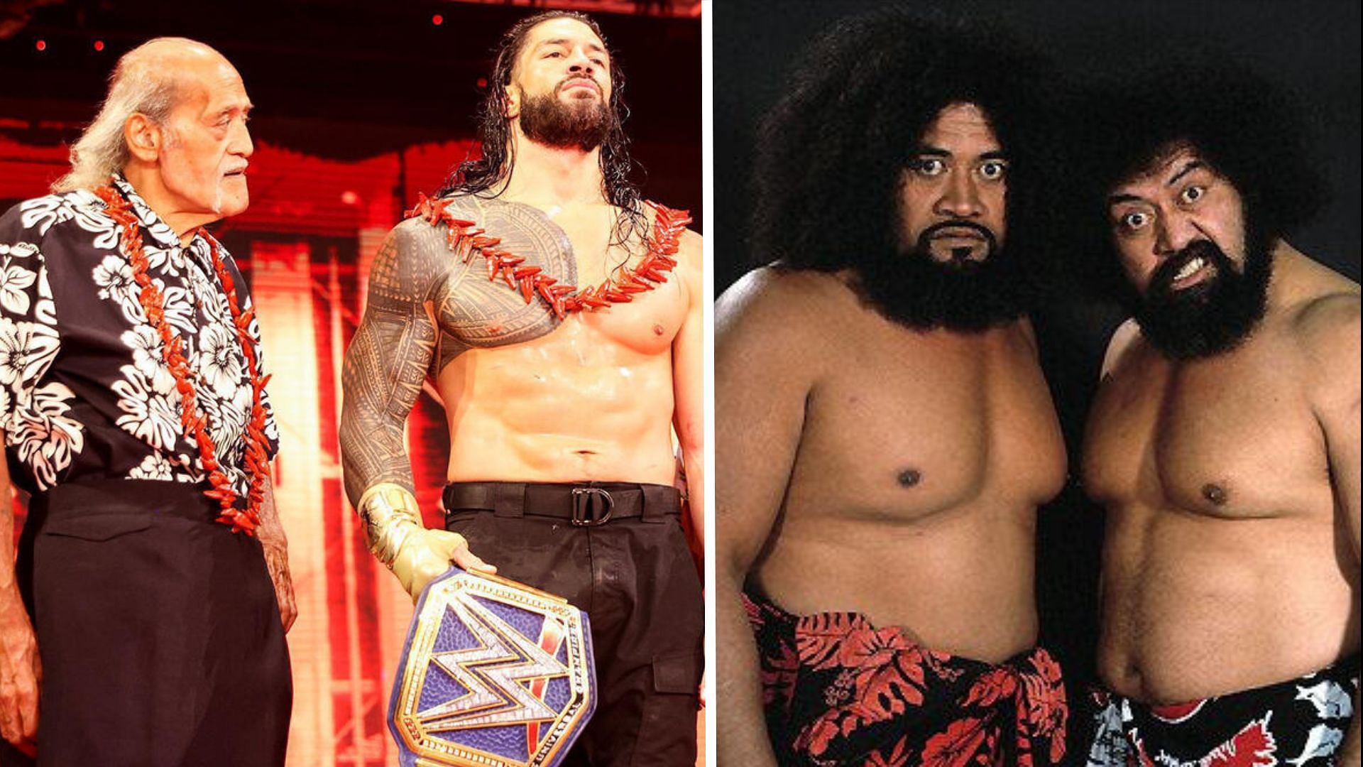 Roman Reigns and Afa Anoa