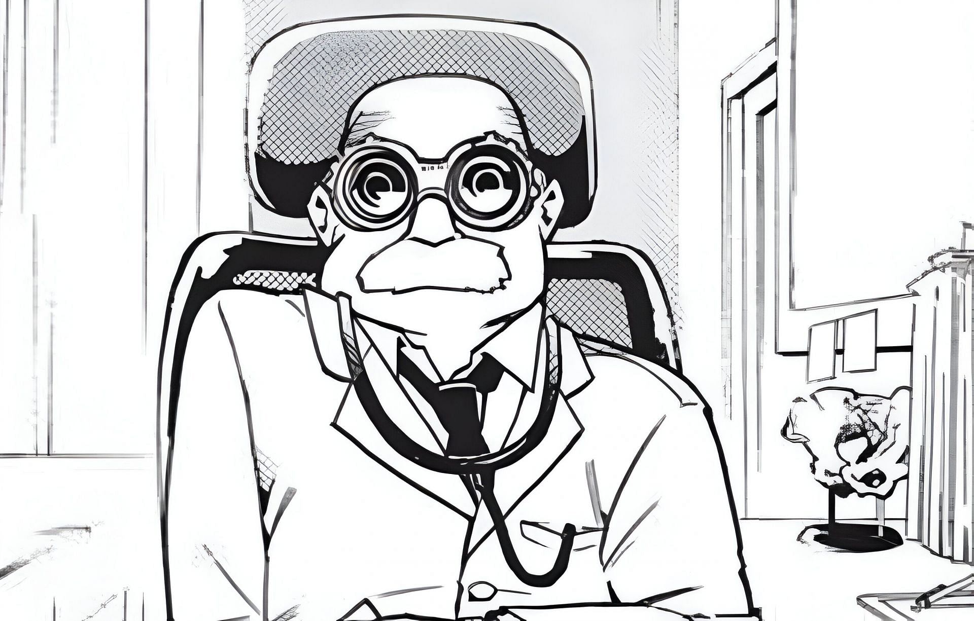 Daruma Ujiko as seen in the manga (Image via Shueisha)