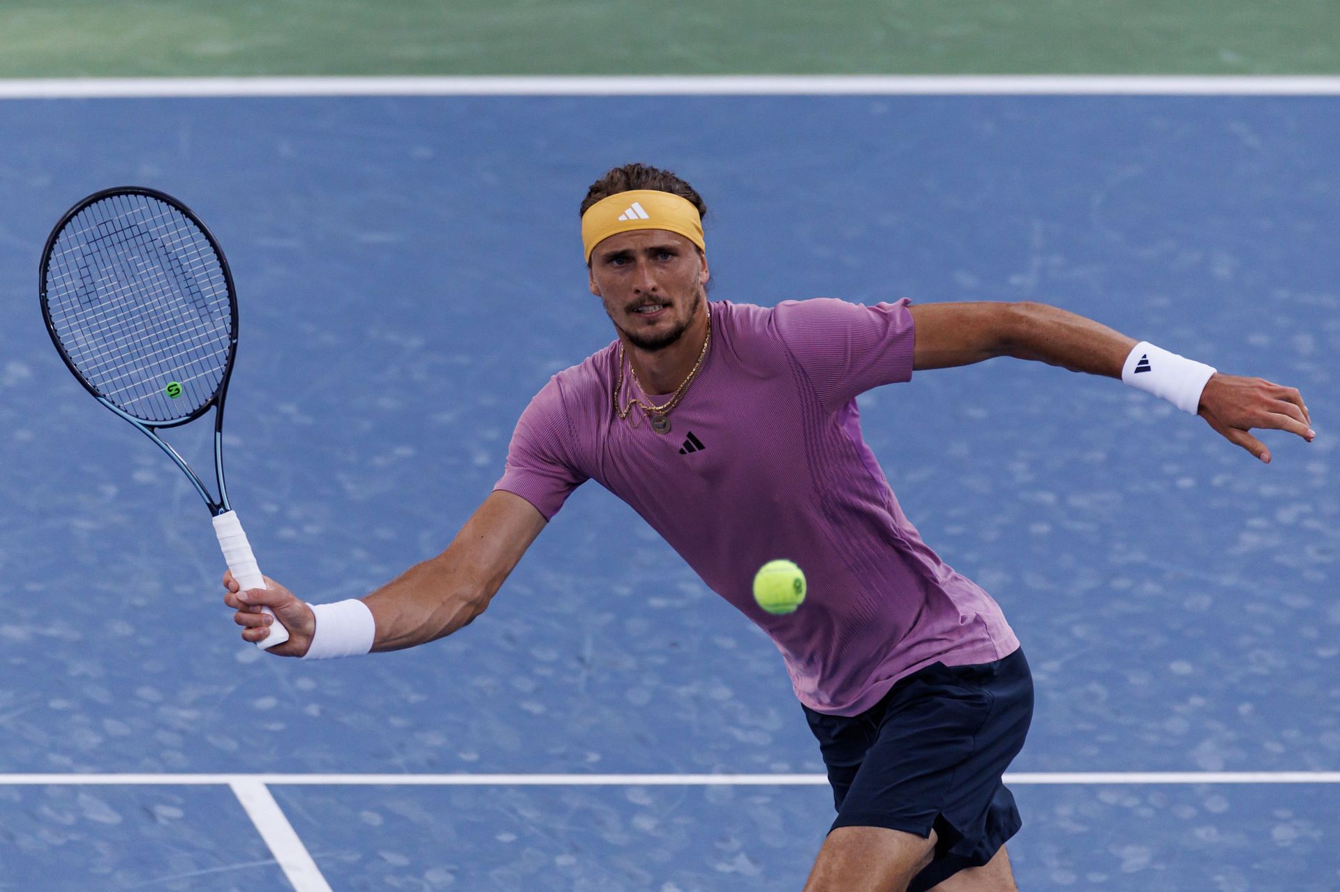 Alexander Zverev at Cincinnati Open 2024. (Photo: Getty)