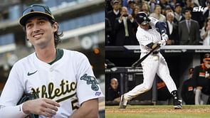 "He hits the ball to all fields, he's relentless, he doesn't strike out" - Jacob Wilson reminds Athletics Assistant GM Billy Owens of Derek Jeter