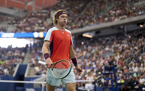 Rublev had beaten Sinner at the Canadian Masters earlier in the month (Image via Getty)