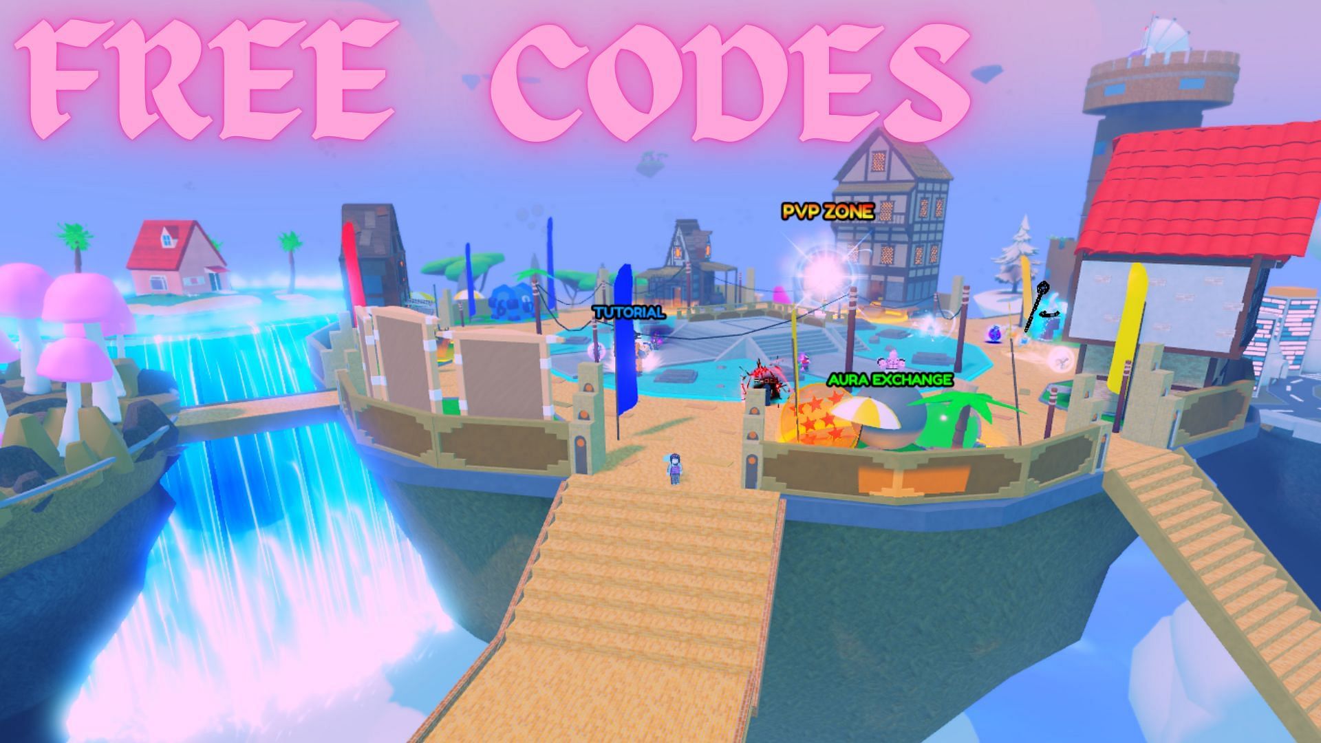 Free Active codes in Dragon Ball RNG (Image via Roblox || Sportskeeda)