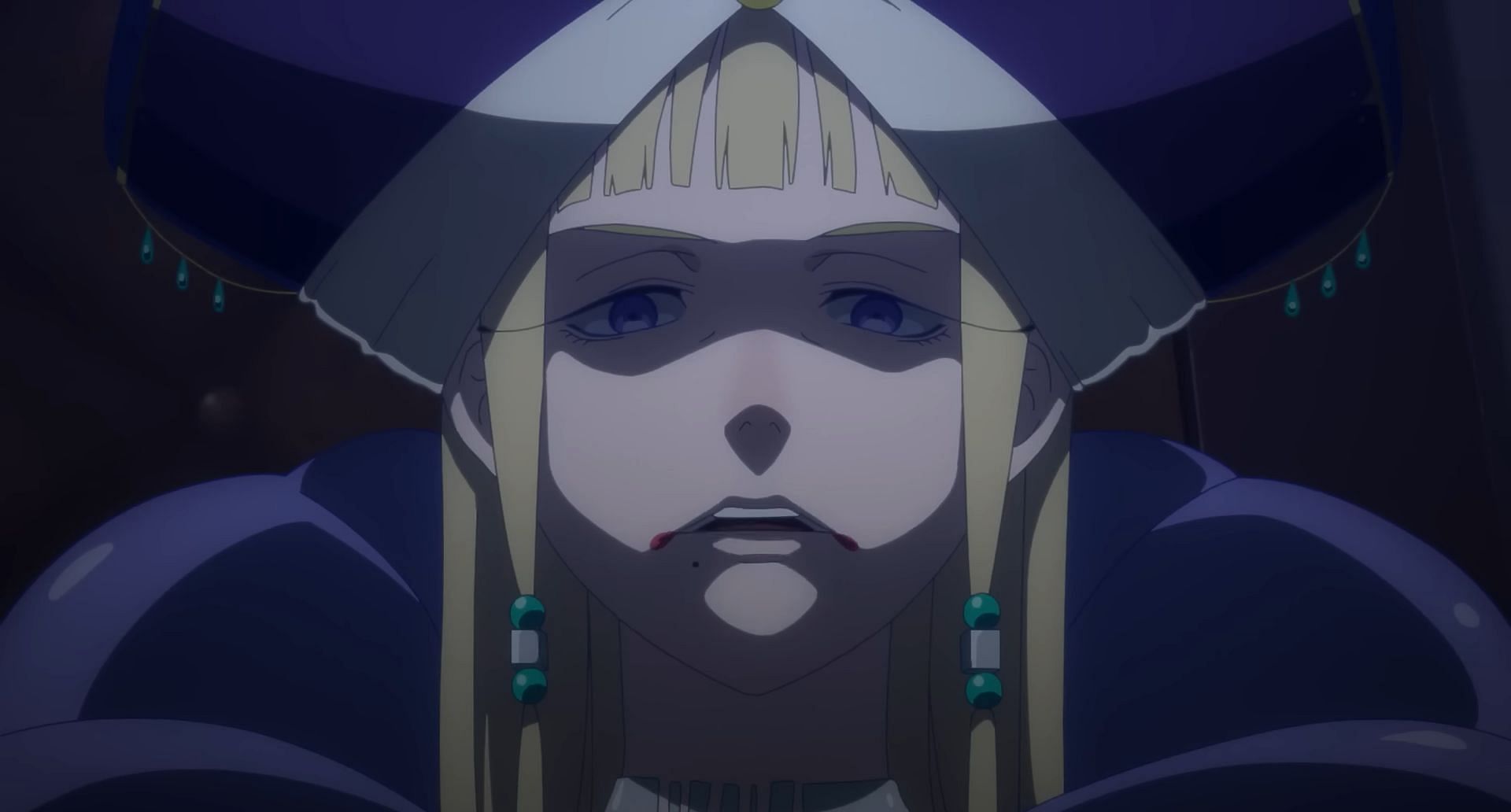 Queen Aldora as seen in Suicide Squad Isekai episode 8 (Image via WIT Studio)