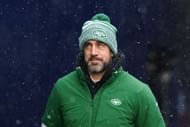 Aaron Rodgers at New York Jets v New England Patriots - Source: Getty